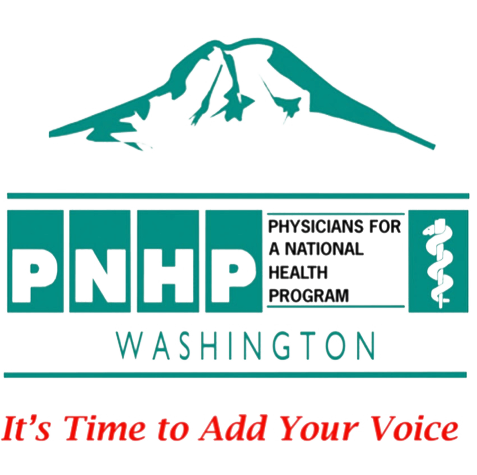 Physicians for a National Health Program logo with tagline It's Time to Add Your Voice